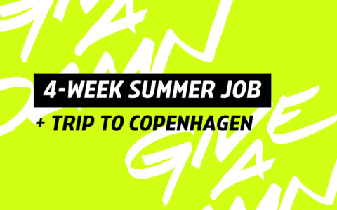 Picture that says 4-week summer job + trip to Copenhagen